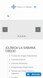 Mobile Screenshot of clinicalasabana.com